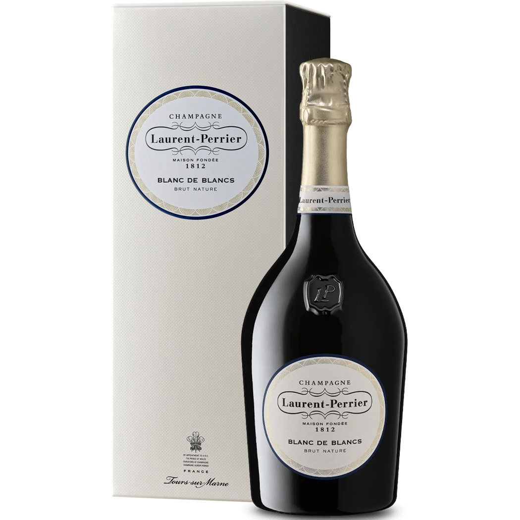 Champagne Laurent-Perrier Blanc de Blancs Brut Nature mit Geschenkverpackung