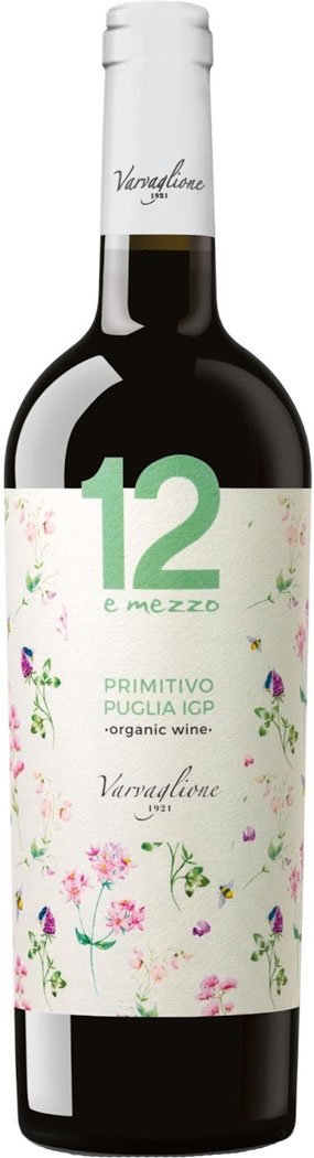 Varvaglione 12 e mezzo Primitivo Puglia Bio organic wine