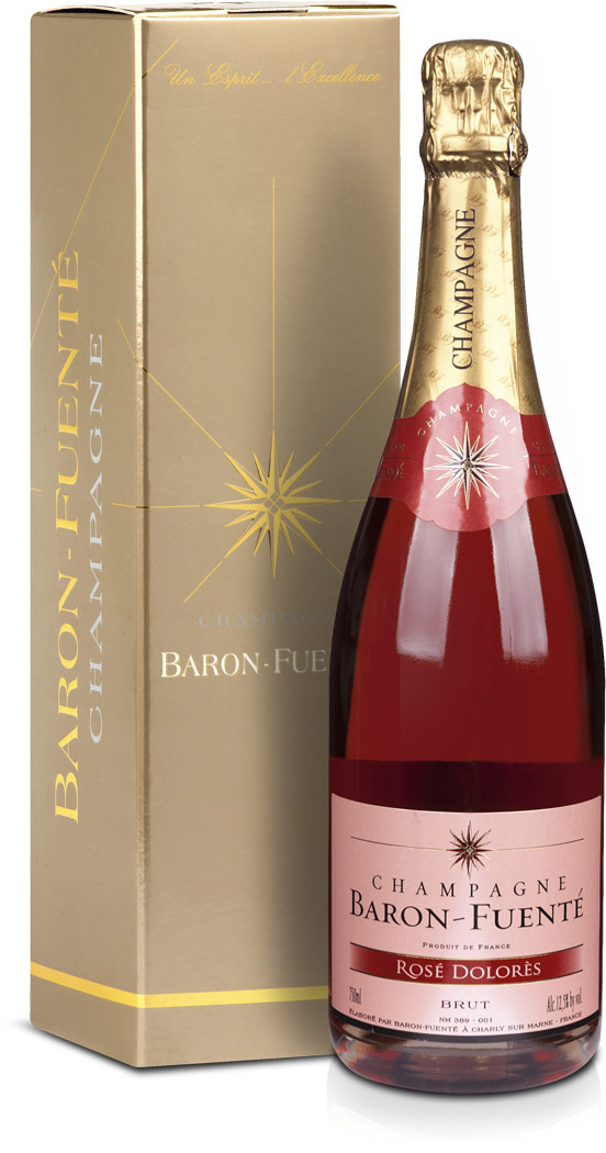 Champagne Baron-Fuenté Rosé Dolorés im Präsentkarton