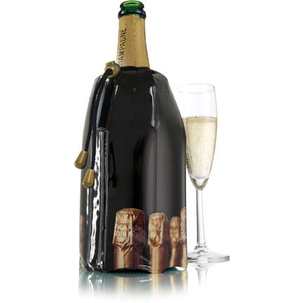 Vacu Vin Aktiv Champagnerkühler Motiv Flaschen