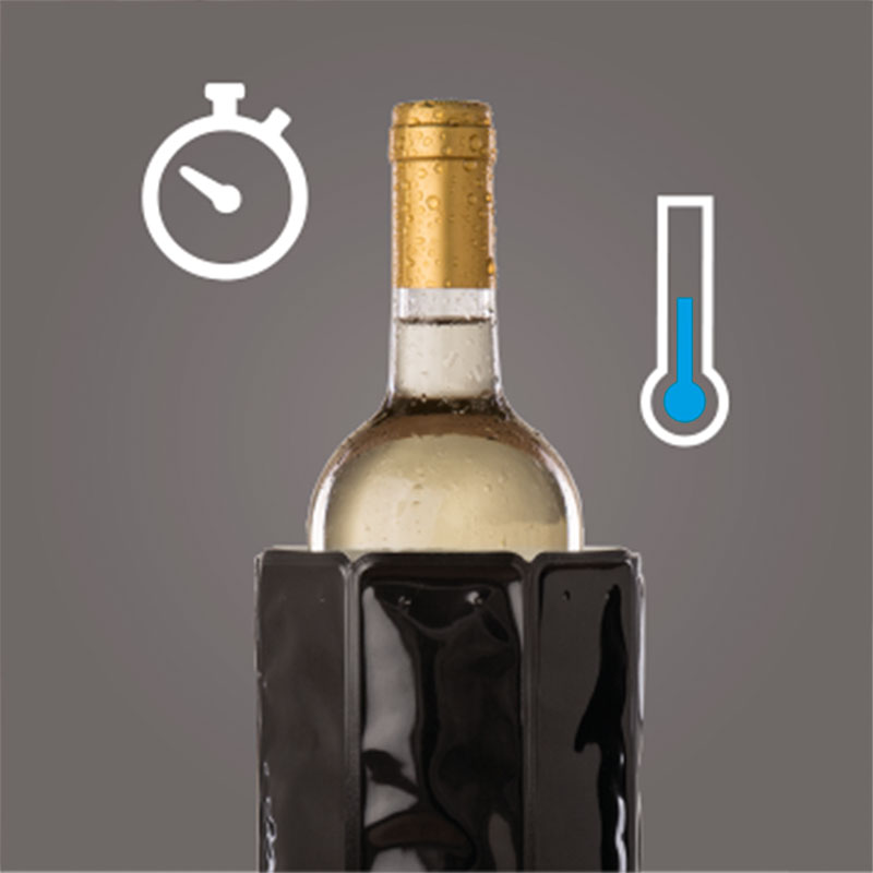 Vacu Vin Aktiv Weinkühler Motiv Platinum 0,75 -1,0 Liter