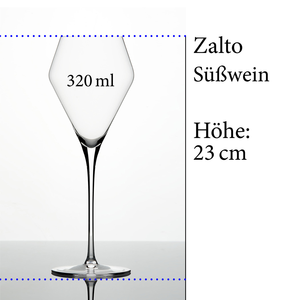 Zalto Süßwein Glas, mundgeblasen, 2er Set